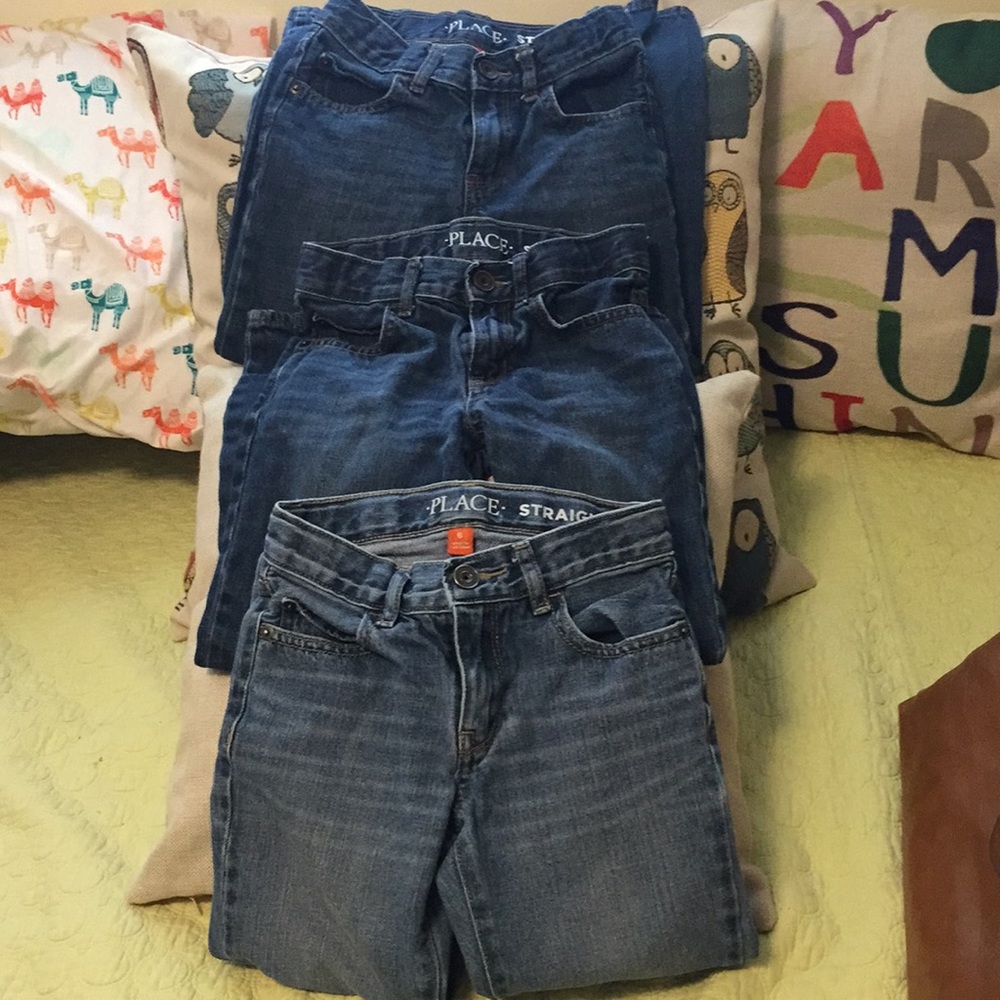 (3) pairs Boys size 6 Children’s Place jeans